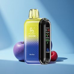 Fumot Tornado 20000 Puffs Blaue Himbeere Dual Mesh Coil Smart Display