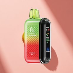 Fumot Tornado 20000 Puffs Erdbeer-Kiwi Dual Mesh 20ml Smart Display