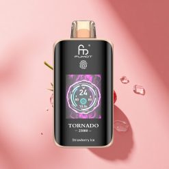 Fumot Tornado 25000 Puffs Erdbeereis HD Bildschirm 700mAh Typ-C