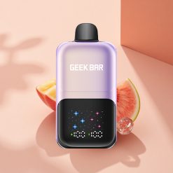 GEEK BAR 2GO 20ml 50000 Puffs Pfirsich-Mango-Wassermelone-Eis mit Dual-Tank und einstellbarer Kühle