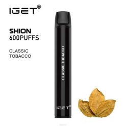 IGET Shop - 3 x Shion 8BTV9 klassischer Tabak