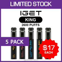 IGET Shop - King - 2600 Züge - 5er-Pack 8BTV475