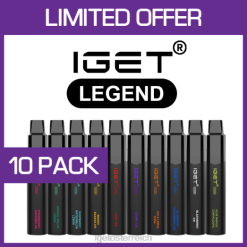 IGET Shop - Legend - 4000 Züge - 10er-Pack 8BTV533