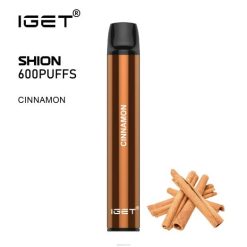 IGET Vape - 3 x Shion 8BTV8 Zimt