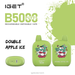 IGET Vape - b5000 8BTV315 doppeltes Apfeleis
