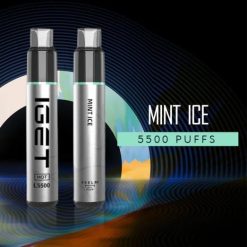 IGET Vape - Es wird heiß - 5500 Züge 8BTV436 Minz-Eis