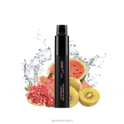 IGET Vape - Legend 4000 Züge 8BTV336 Wassermelone, Kiwi, Granatapfel