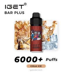 IGET Vape - Riegel plus 6000 Züge 8BTV232 Cola-Eis