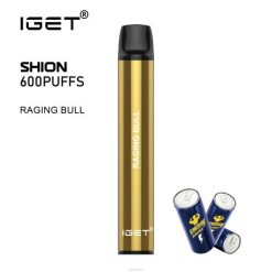 IGET Vape Sale - 3 x Shion 8BTV26 wilder Stier