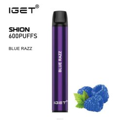 IGET Vape Sale - 3 x Shion 8BTV5 Blauer Razz