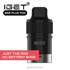 IGET Vape Sale - bar plus - nur Pod - Orange, Grapefruit, Zitrone - 6000 Züge (ohne Batteriebasis) 8BTV684 nur Orange, Grapefruit und Zitrone