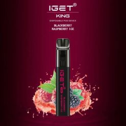 IGET Vape Shop - King - 2600 Züge 8BTV636 Brombeer-Himbeer-Eis
