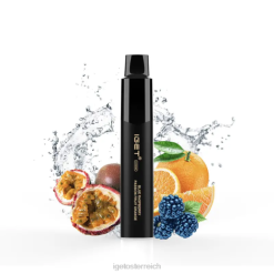 IGET Vape Shop - Legend 4000 Züge 8BTV345 blaue Himbeere, Passionsfrucht, Orange