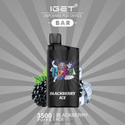 IGET Vape Shop - Riegel - 3500 Züge 8BTV540 Brombeereis