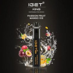 IGET Wholesale - King - 2600 Züge 8BTV625 Passionsfrucht-Mango-Eis