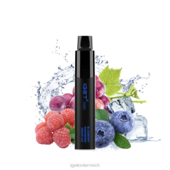 IGET Wholesale - Legend 4000 Züge 8BTV348 Blaubeer-Himbeer-Trauben-Eis