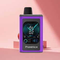 JNR PhoneVape 30000 Kirsch-Erdbeer-Himbeer Turbo Luftstrom App