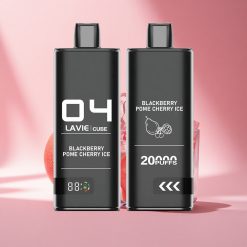 Lavie Cube 20000 Puffs Schwarze Brombeere-Pomme-Kirsche-Eis mit 5% Nikotinsalz und 600mAh