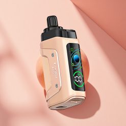 Razz Bar 45000 Puffs Saftiger Pfirsich Eis mit Typ-C-Ladung und Mesh Coil